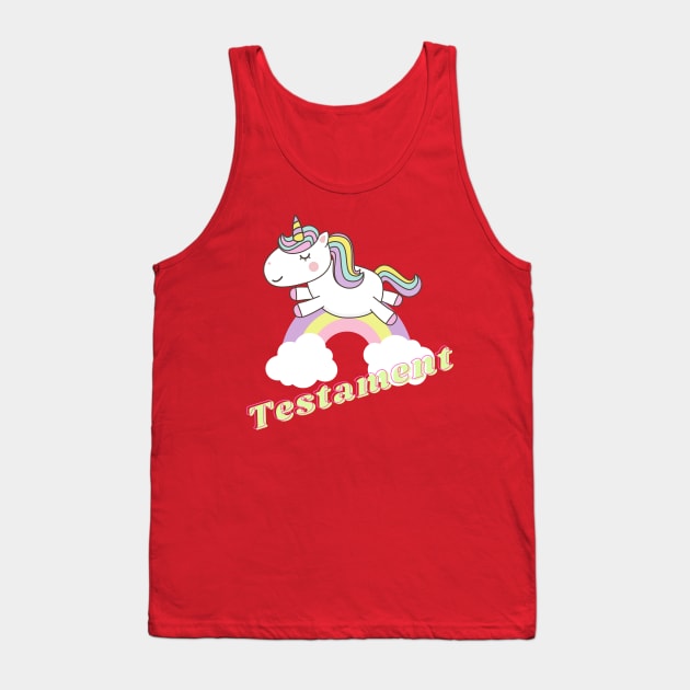 testament ll unicorn Tank Top by j and r